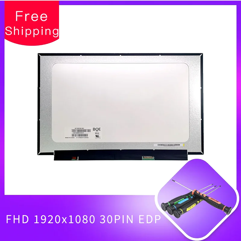 Free return NT156FHM-N62 V8.1 fit NT156FHM-N61 B156HTN06.1 TV156FHM-NH1 N156HGA-EA3 EDP 1920X1080