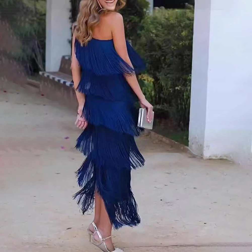 

Casual Summer Dress Party Robe Party Vacation Sleeveless Style Slight Stretch Fabric Solid Pattern Vacation Wear