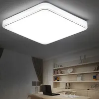 LED Ceiling Panel Light Ultrathin Lamp Square 36W Bright Modern Down Lighting For Panel Wall Kitchen Bathroom Home Chandelier