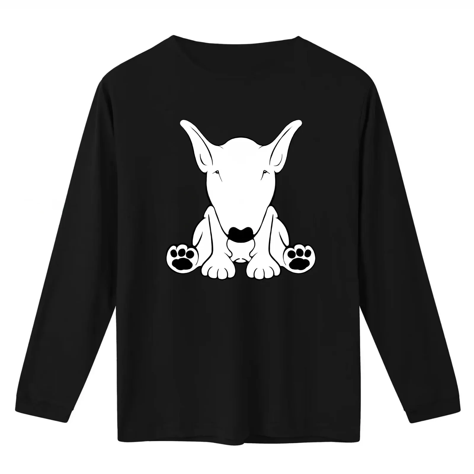 English Bull Terrier Forward Sit 2 T-Shirt Summer Casual Cotton Tee Oversized Streetwear Tops Vintage Graphic Print