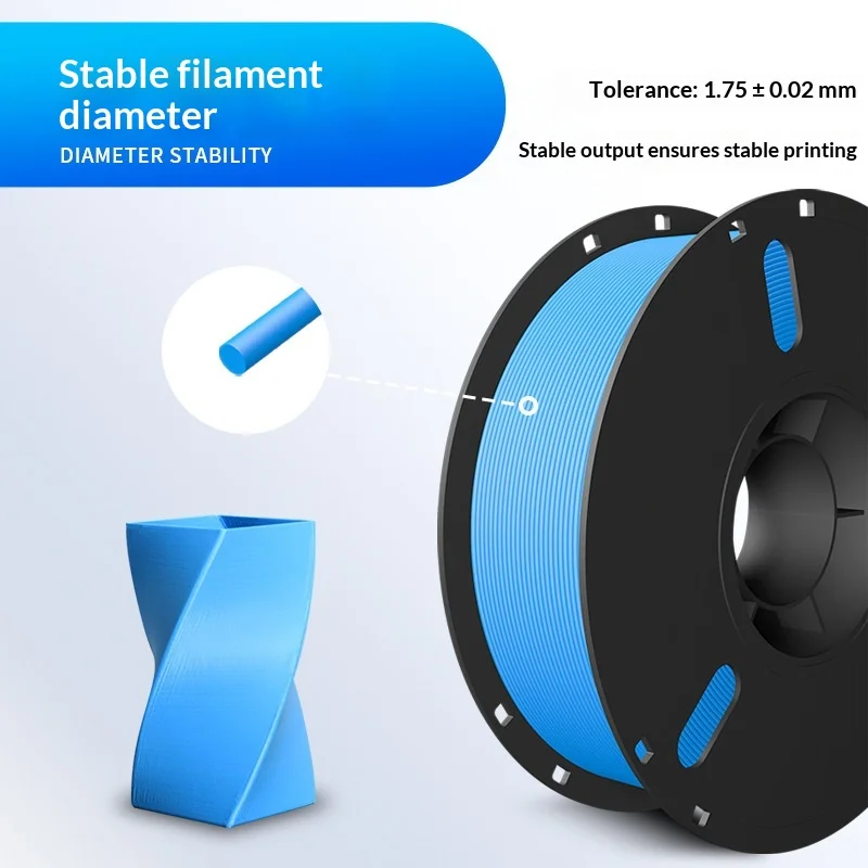 Lanbo PLA 3D Printing Filament 1.75mm 1KG 325M High Speed Printing Low Warpage Smooth Output Universal For Most FDM 3D Printers