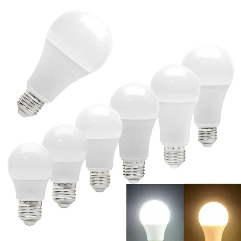 E27 LED Globe Light Bulb 3W 5W 7W 9W 12W 15W 18W 20W Energy-saving Lamp Cool Warm White for Living Room 180Degree Lighting