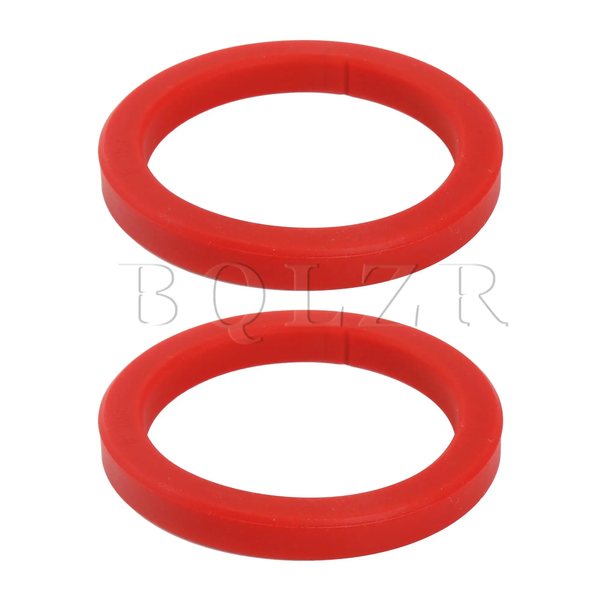 BQLZR 2 Pcs Brewing Group Head Seal Rings Replacement for Decent E61 57mm Red