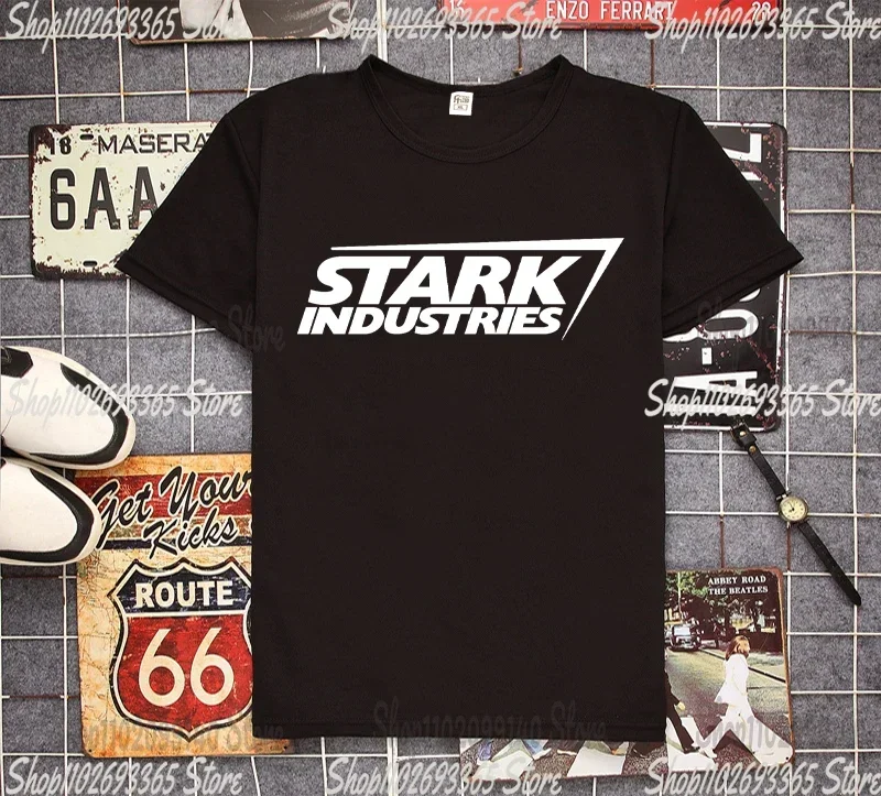 Stark Industries Mens T Shirt  men  tshirt summer fashion top tees Cool Casual pride t shirt men Unisex