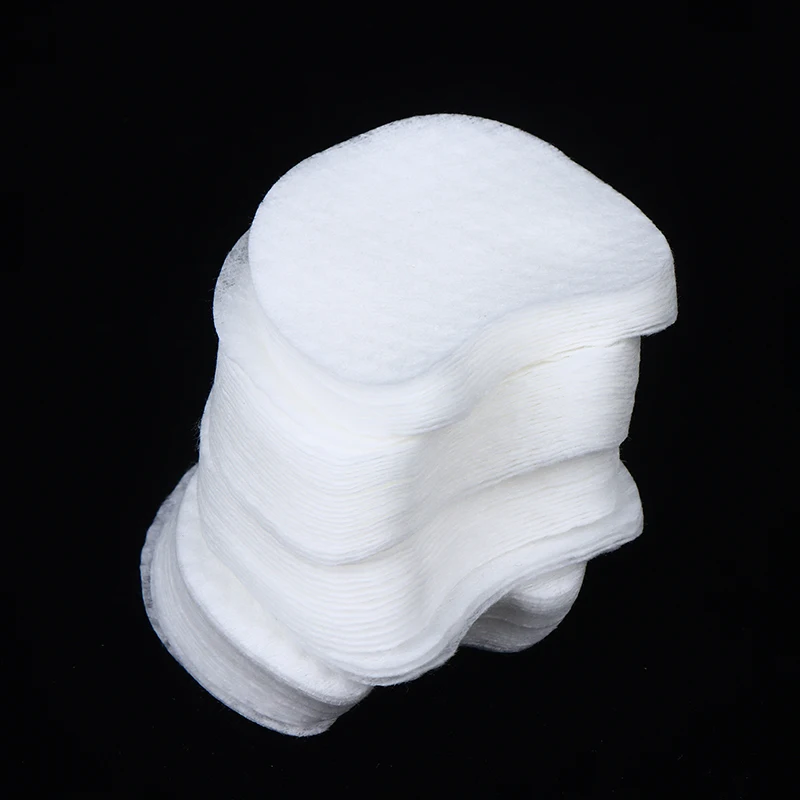 60/300/600pcs Disposable Makeup Cotton Pad Soft Pearl Notched Design Facial Cleaning Wipes Makeup Remover Cosmetic Tool