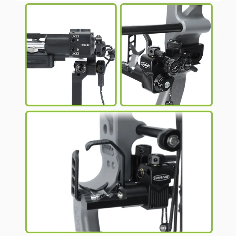 

Профессиональная опора для стрел для блочного лука, 4-позиционная регулировка, из алюминиевого сплава 6061-T6, для правой руки