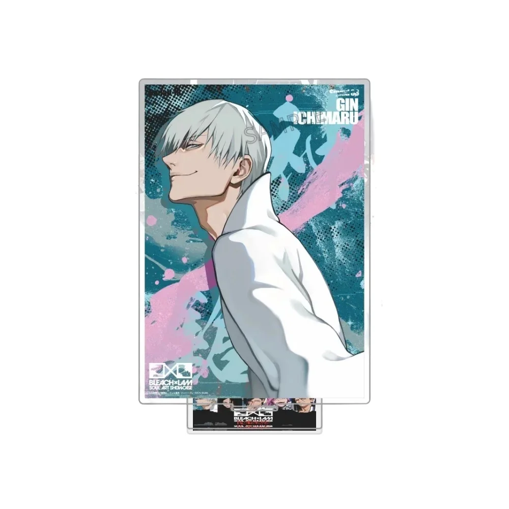 Anime Bleach x Soul Acrylic Stand &Keychain, Soul Art Showcase Figure Standee, Desk Ornament Model Fans Gift