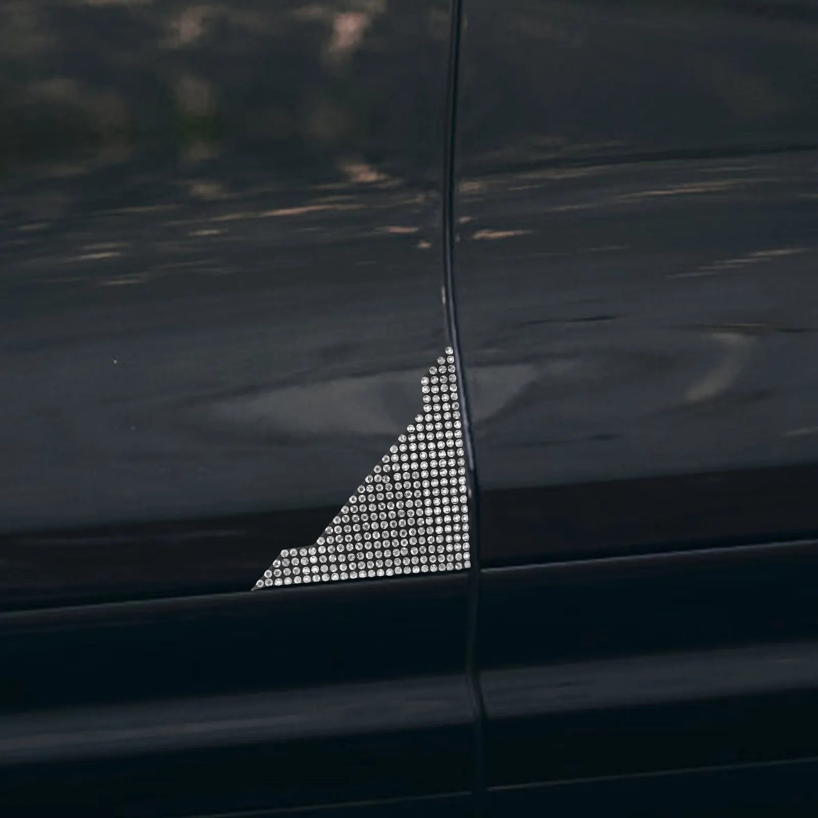 

4pcs Car Door Corner Protector Anti-collision Film Edge Guards White Diamond Scratch Proof Bumper Guard Multifunctional