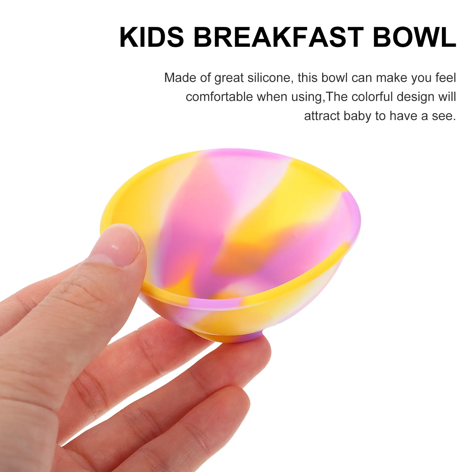 

Набор из 7 силиконовых мисок для малышей, разноцветные обеденные миски для детей, безопасная для пищевых продуктов, нетоксичная посуда, домашняя столовая утварь