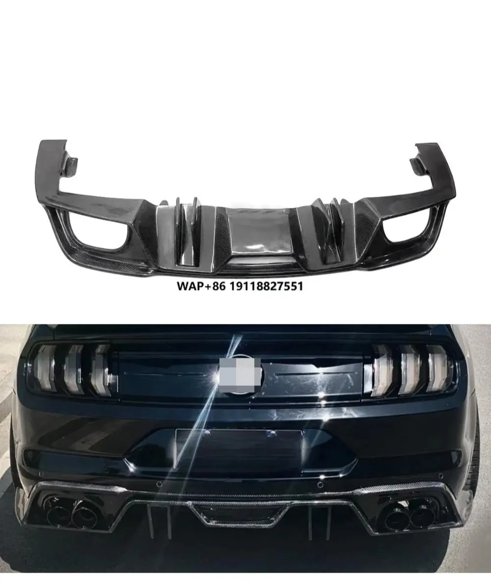 

Carbon Fiber AC Style Rear Diffuser Body Kit for Mustang 2015-2017 Years Rear Diffuser