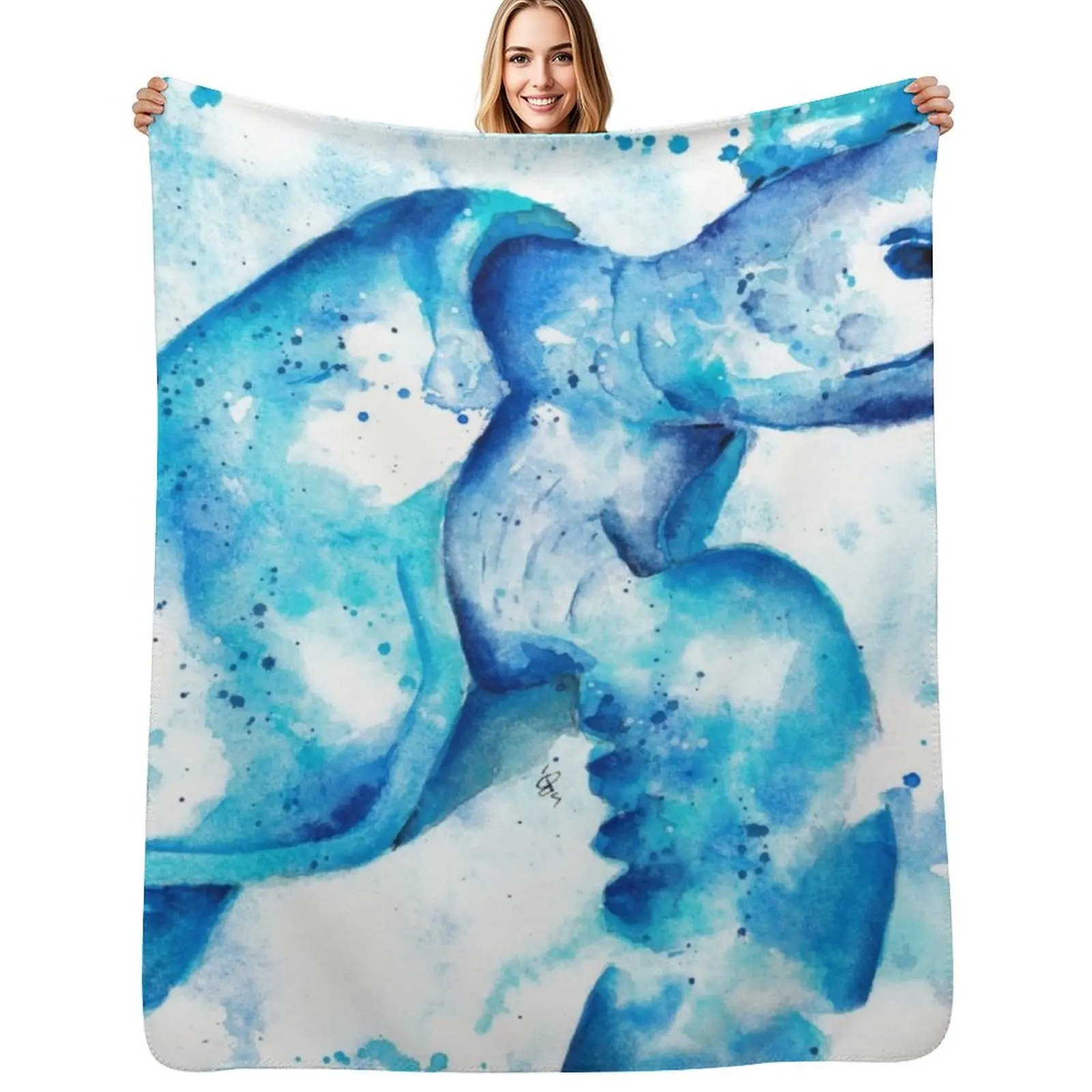 Tortue de mer Throw Blanket Decorative Sofas Thin Furrys Picnic Blanket