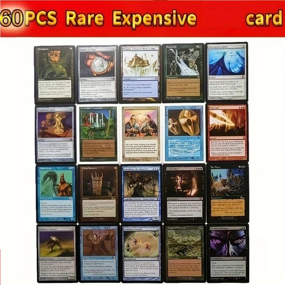 

60 шт. черных прокси-карт Magic The Gathering: P9 Dual Land, Fetch Land, Shock Lands