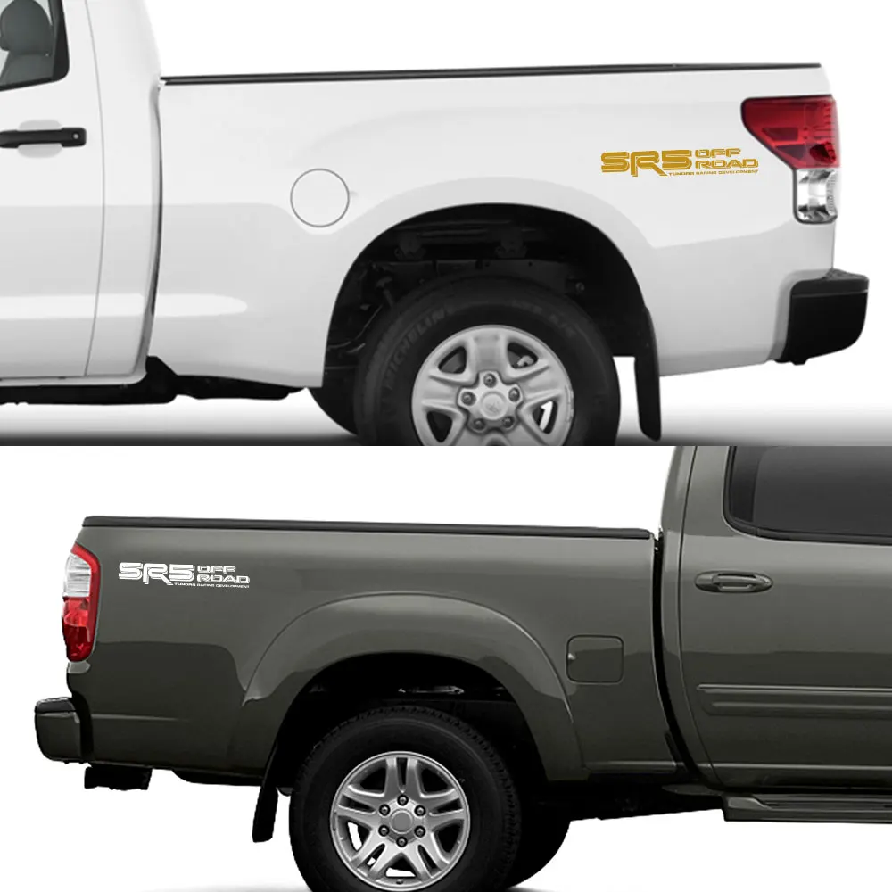 Pickup Trunk Side Sticker For Toyota Tundra TRD SR SR5 4X4 Truck Off Road Body Decor Cover Car Decal Auto Tuning Accessories