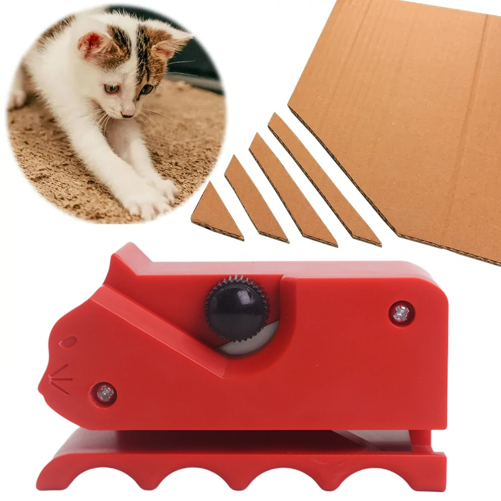 New Cardboard Cutting Machine Homemade Cardboard Cutter for Cat Scratchers Strip Stripper Plastic Handicraft DIY Tools