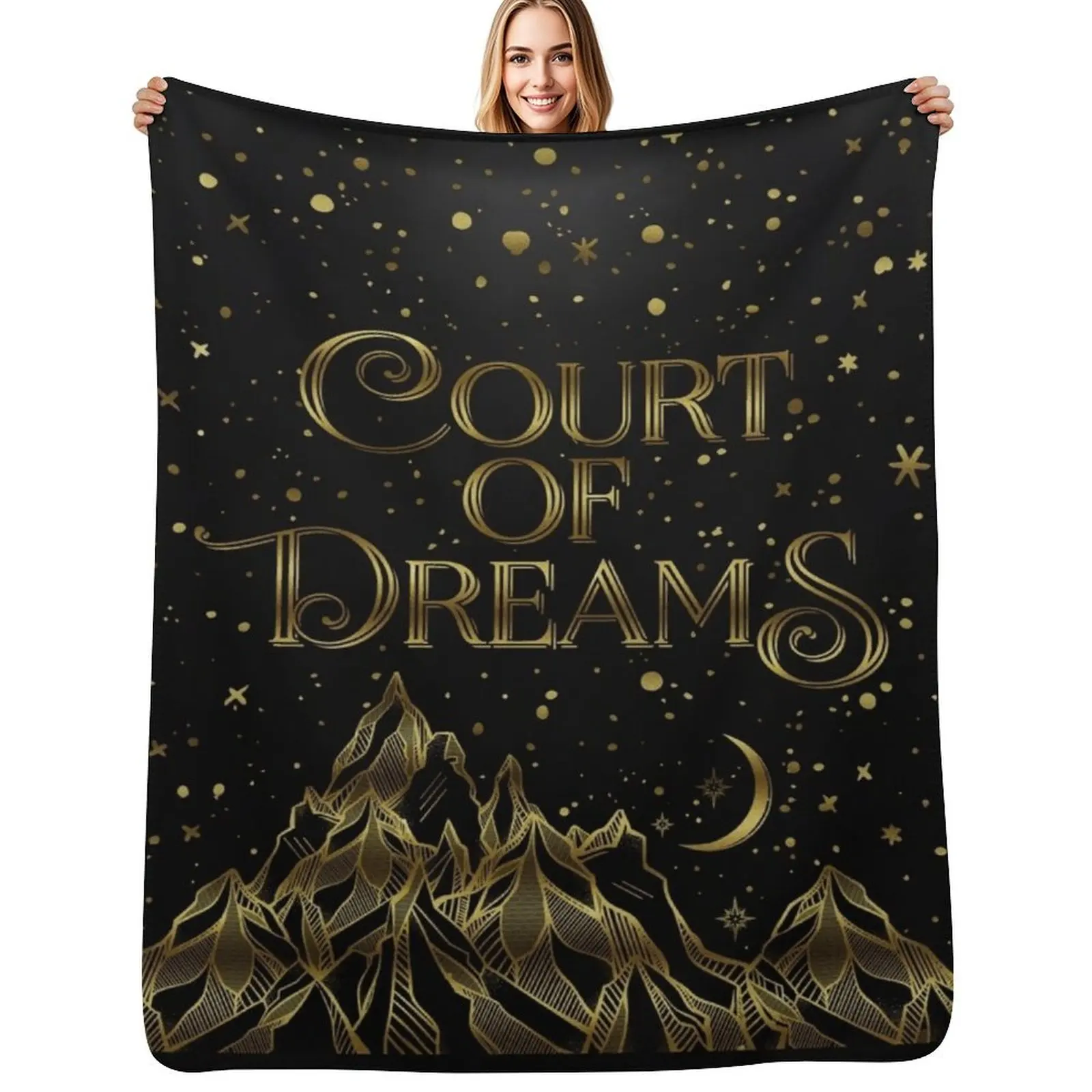 

Court of Dreams ACOMAF Throw Blanket Furry For Sofa Thin Blankets For Sofas Personalized Gift Blankets