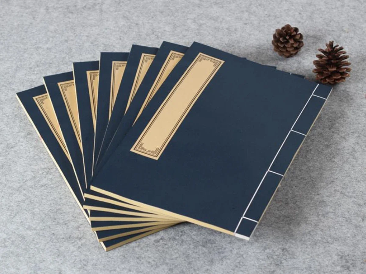 Blank Antique Thread-bound Book Vertical Beginner Xuan Calligraphy Rice Paper