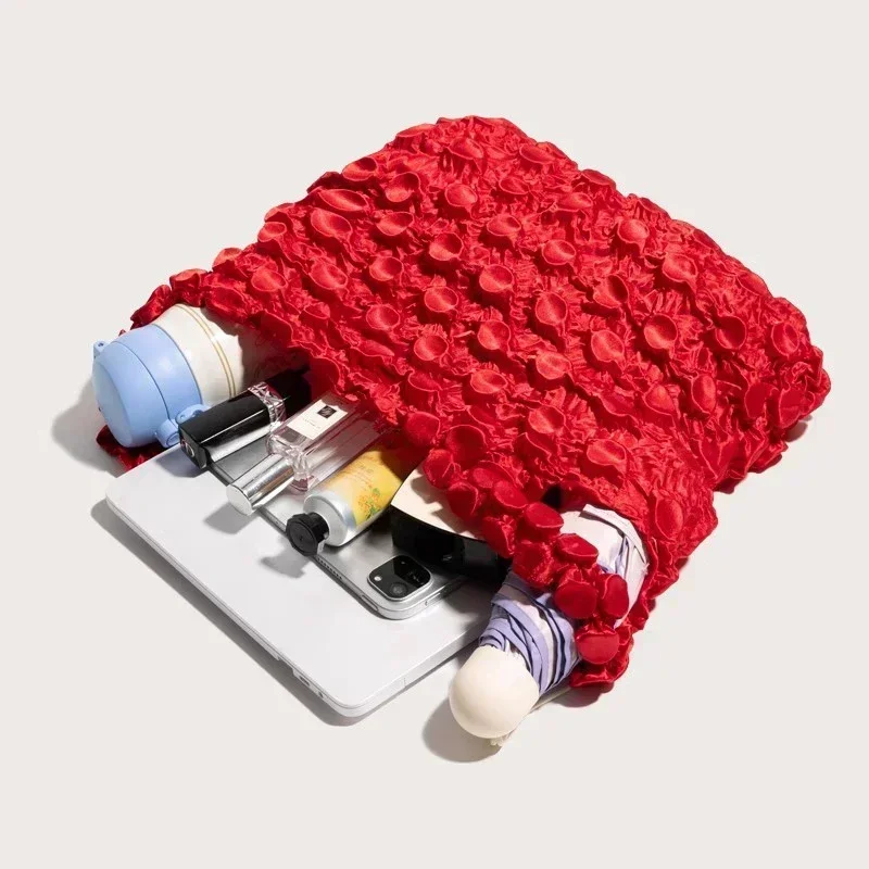 

Волшебная складная плиссированная телескопическая сумка для хранения, эластичная плиссированная сумка для покупок с ананасом для монет, вместительная гибкая эластичная сумка