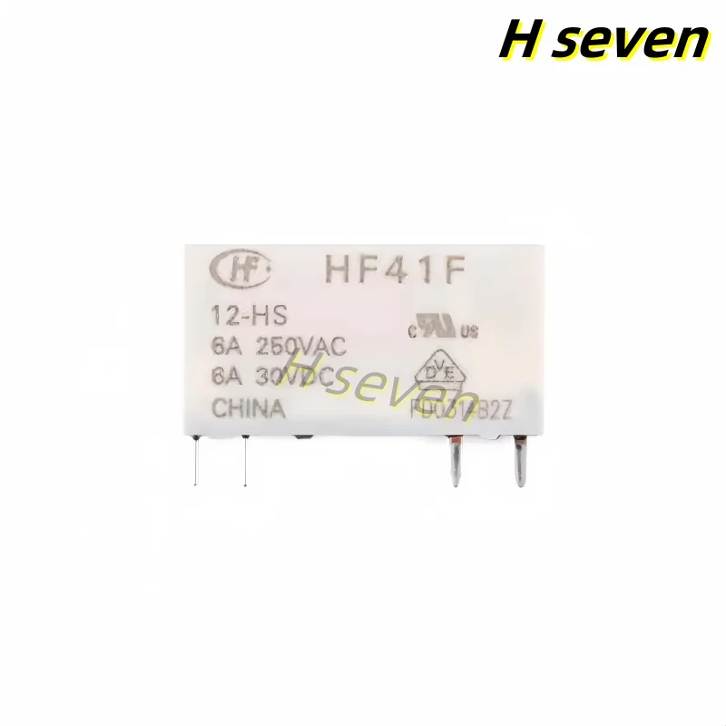 5pcs Power relay HF41F-5 12 24-HS/ZS 5V 12V 24V 6A 4/5pin