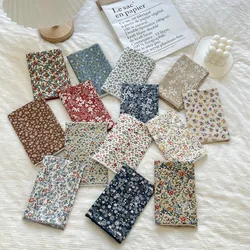 Floral Polka Dot Square Scarf Cotton Scarves Headband Headscarf Decoration Women Flower Kerchief Neckerchief Head Wrap Bandanas