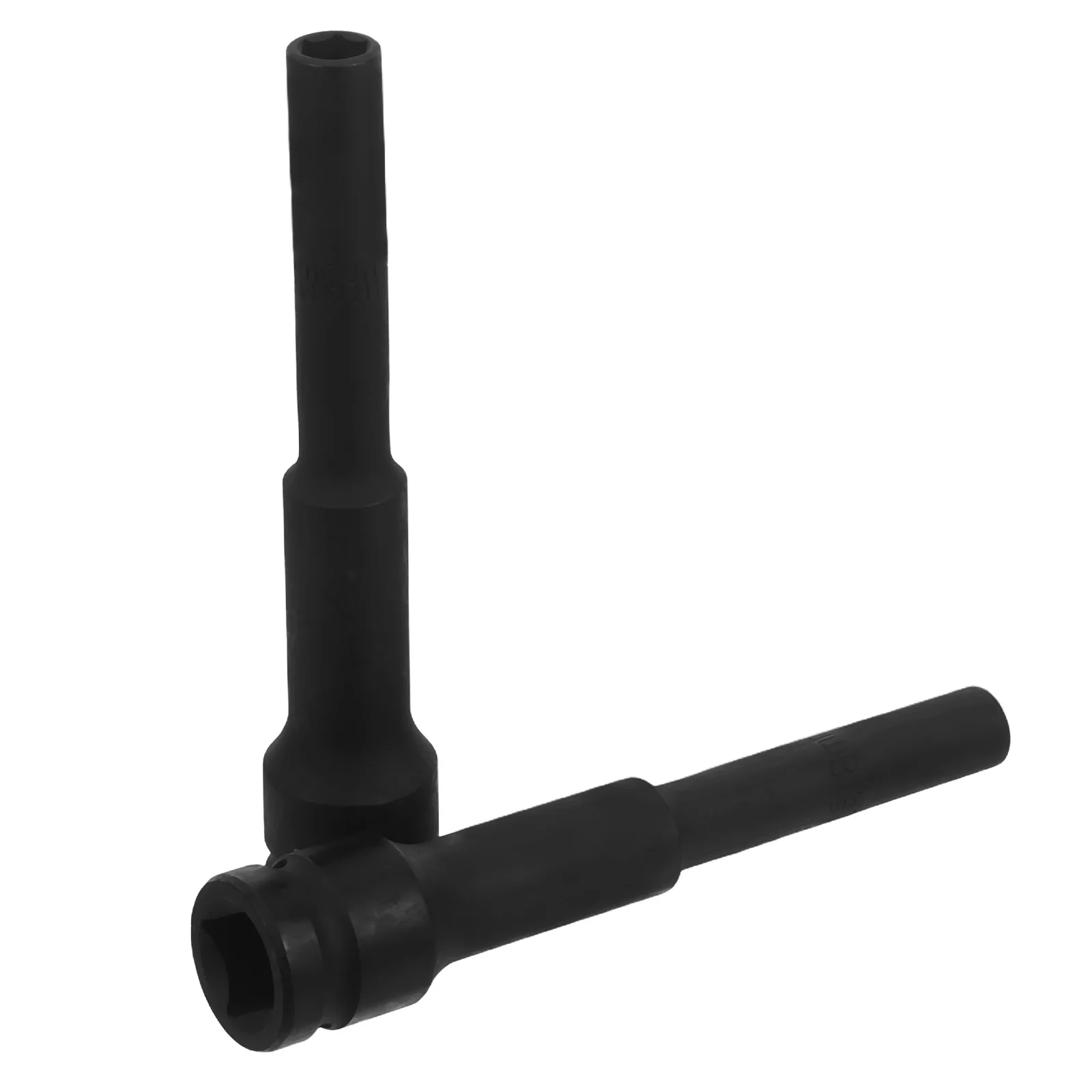 

2Pcs Extended Length Socket 128Mm Thin Wall Lug Nut Removal Tool for Stripped Damaged Bolts Wheel Stud Extractor Set Impact Bolt