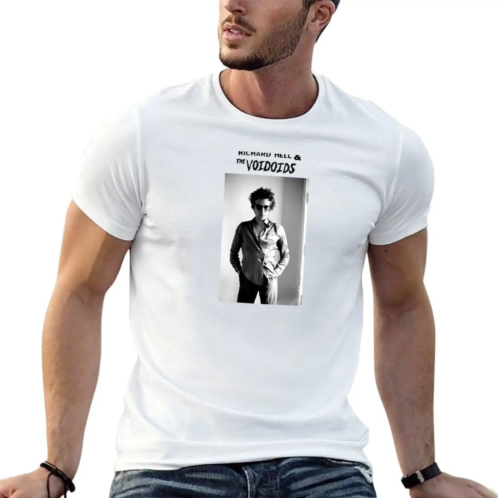 

Richard Hell Band Tee T-Shirt man t shirts cotton cotton t shirt pack T-Shirt