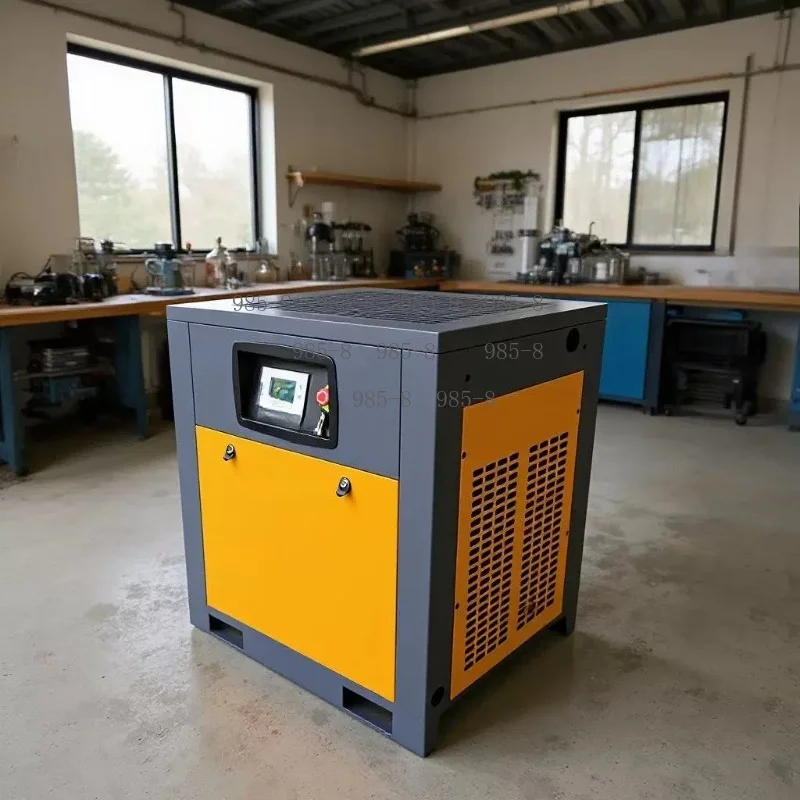 AS7.5-10 Industrial Gas Screw Compressor, Low Consumption Energy Saving Variable Frequency Powerful Exquisite Craft Equipment