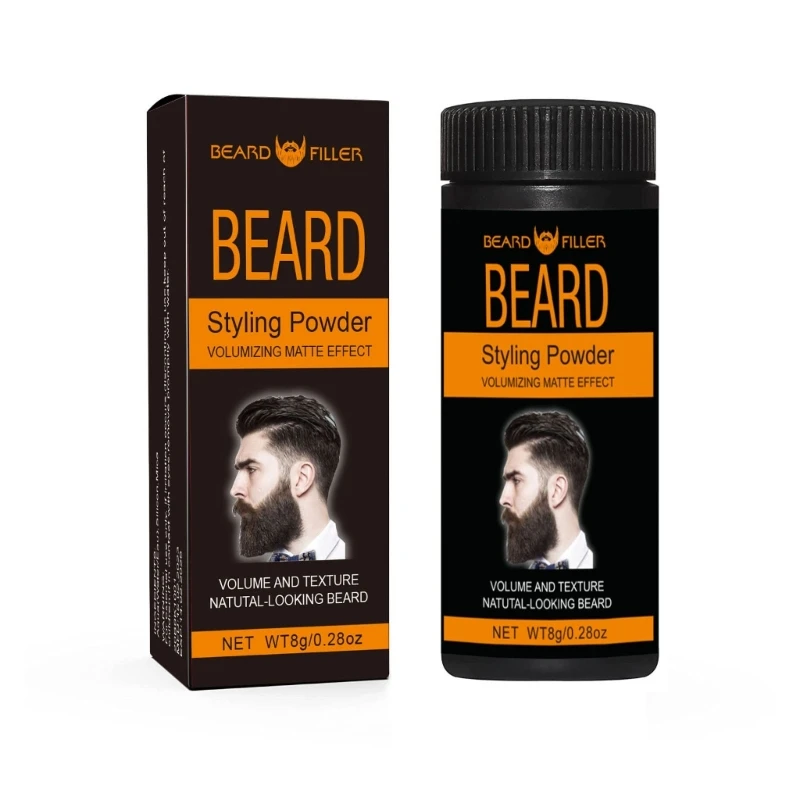 Hair Styling Powder Volume and Texture Beard Styling Powder Natural Look Beard Mens Hair Powder