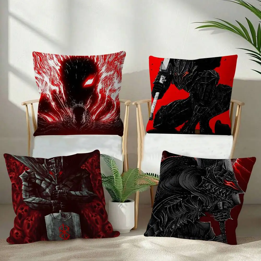45*45cm Cushion Cover Pillow Cover Decor Pillowcase Home Pillowcase For Couch Pillow Pop Anime B-Berserks-S