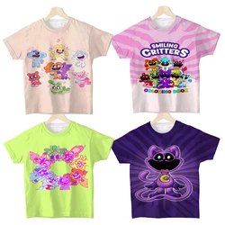 Smiling Critter Children T-Shirt Catnap Dogday Girls Cartoon Clothing Boys Tees Baby Boy T Shirt