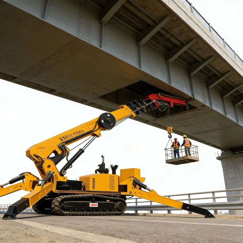 

Electric Diesel YuGong Hydraulic Spider Crane Mini Hoisting Machine with Energy Saving & Remote Monitoring