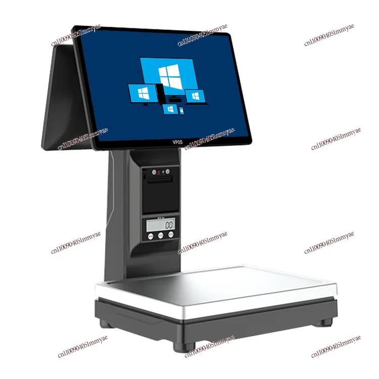 

Android Windows10 Pos System with Scanner All in One Pos System Inventory and Cash Register Machine for Grocery Store Scale