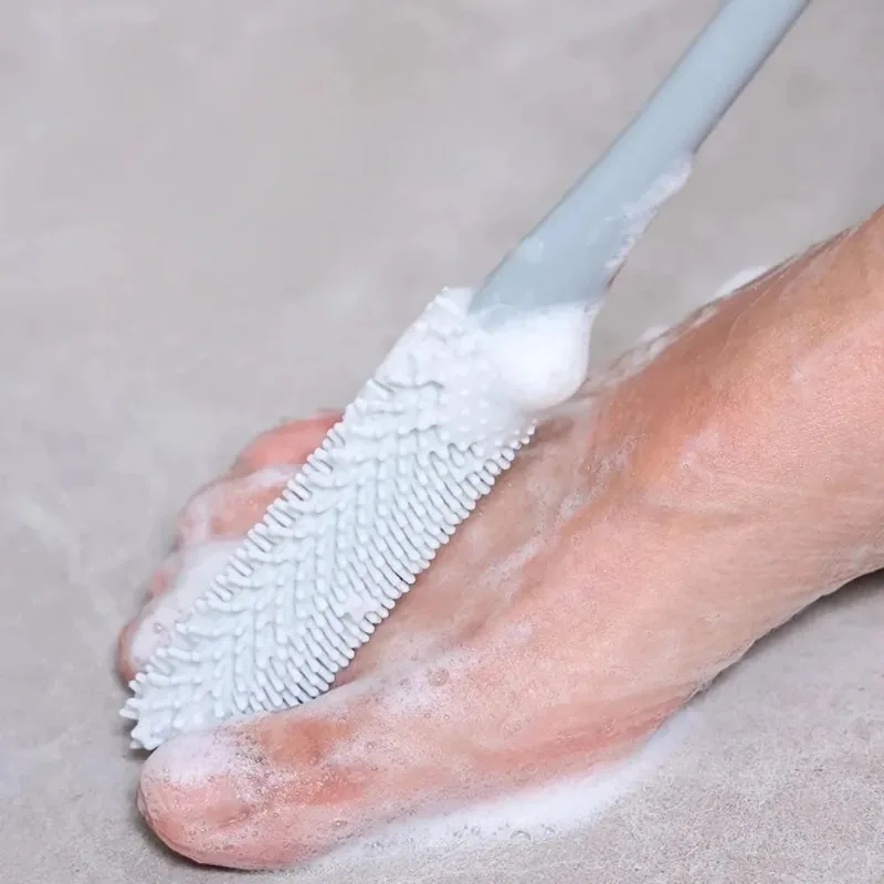 Multifunktionale Zehennaht-Schrubbbürste zum Reiben von Asche, lindert Juckreiz, Reiben des Fußwerkzeugs, zum Entfernen abgestorbener Haut, zum Waschen der Füße, Fußpflege-Werkzeug