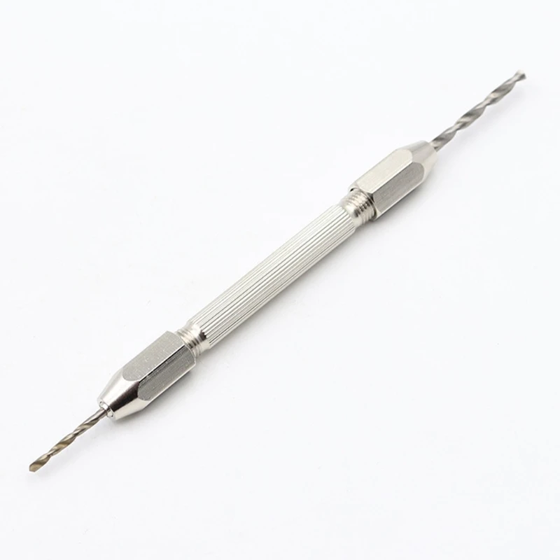 0-3.1mm Double End Hand Drill Mini Micro Manual Gimlet Double End Pin Vice Drill