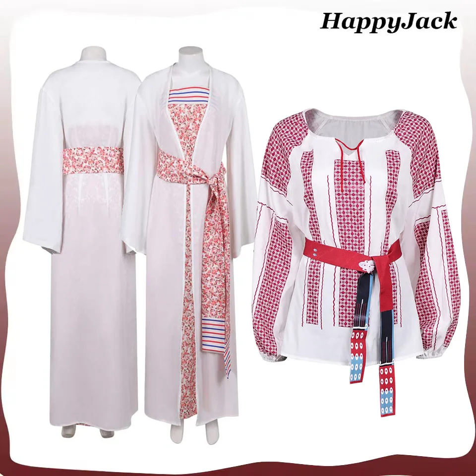 

Anni-Frid Cosplay Costume Adult Women Retro Floral Dress Shirt Coat Girdle Outfits Halloween Carnival Fancy Party Disguise Suit