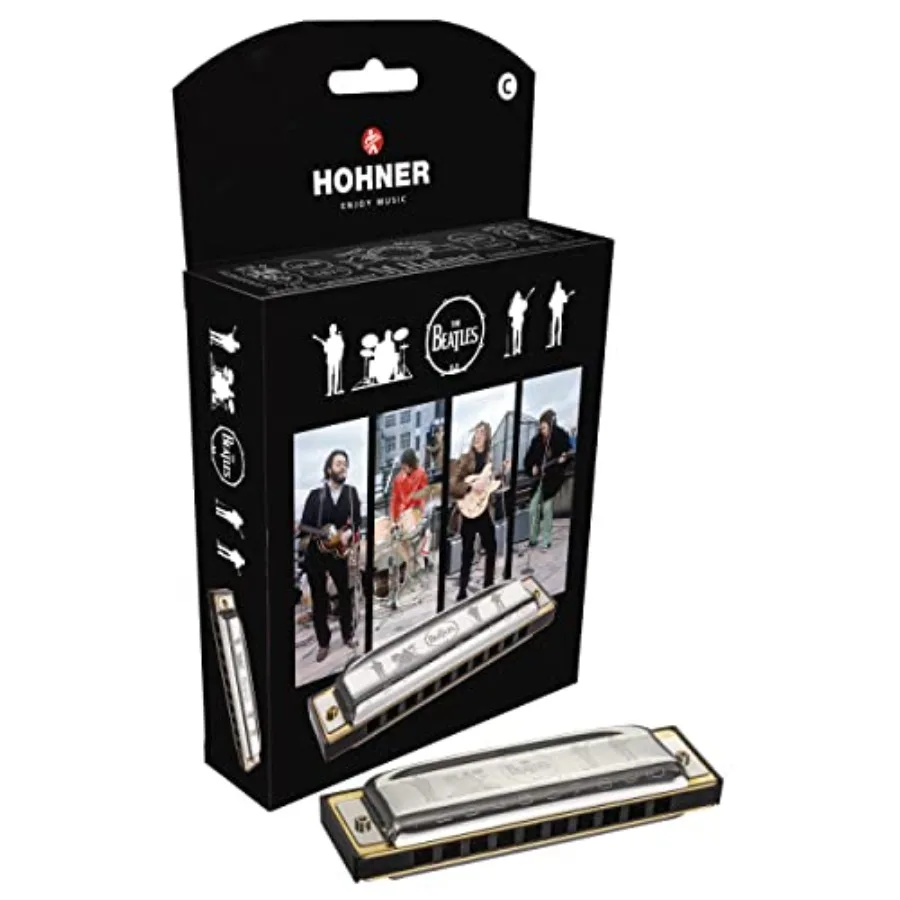 HOHNER M196001x The Beatles Harmonica Key of C blue for music enthusiasts and performers in live gigs studio recordings and cas