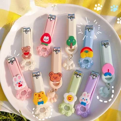 New Cartoon Colorful Kid Nail Scissor Clippers Nail Scissor Nail Clippers Cutter Pedicure Toes Nail Trimmer Beauty Manicure Tool