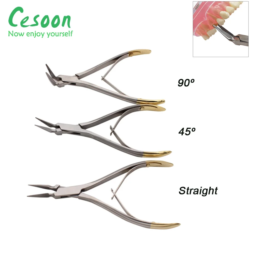 

1/3Pcs Dental Residual Root Tweezers Forceps Tooth Pliers Fragment Minimally Invasive Extraction Oral Teeth Dentistry Instrument