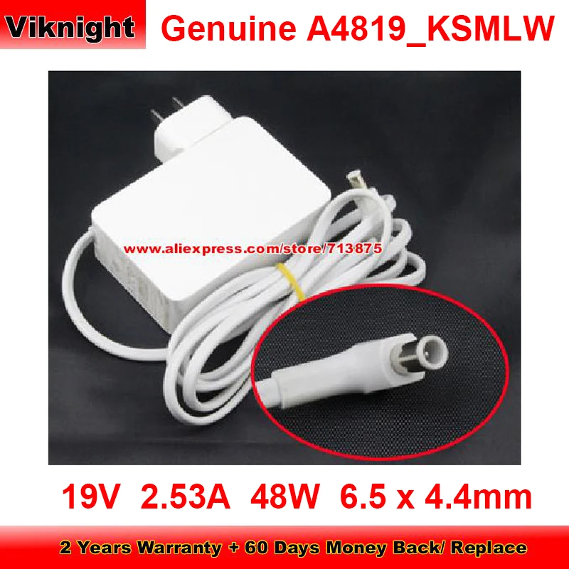 

Genuine White US Plug A4819_KSMLW AC/DC Adapter 19V 2.53A for Samsung HW-M360 HW-K430 HW-R450 27H390S HW-J355 T27H390S TV