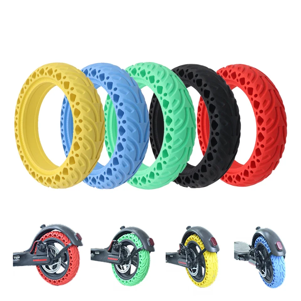 Rubber Solid Tire for Xiaomi 3 Mijia M365 Electric Scooter Shock Absorber Damping Tyre For Pro Pro2 1S 8 1/2 Tubeless 8.5\