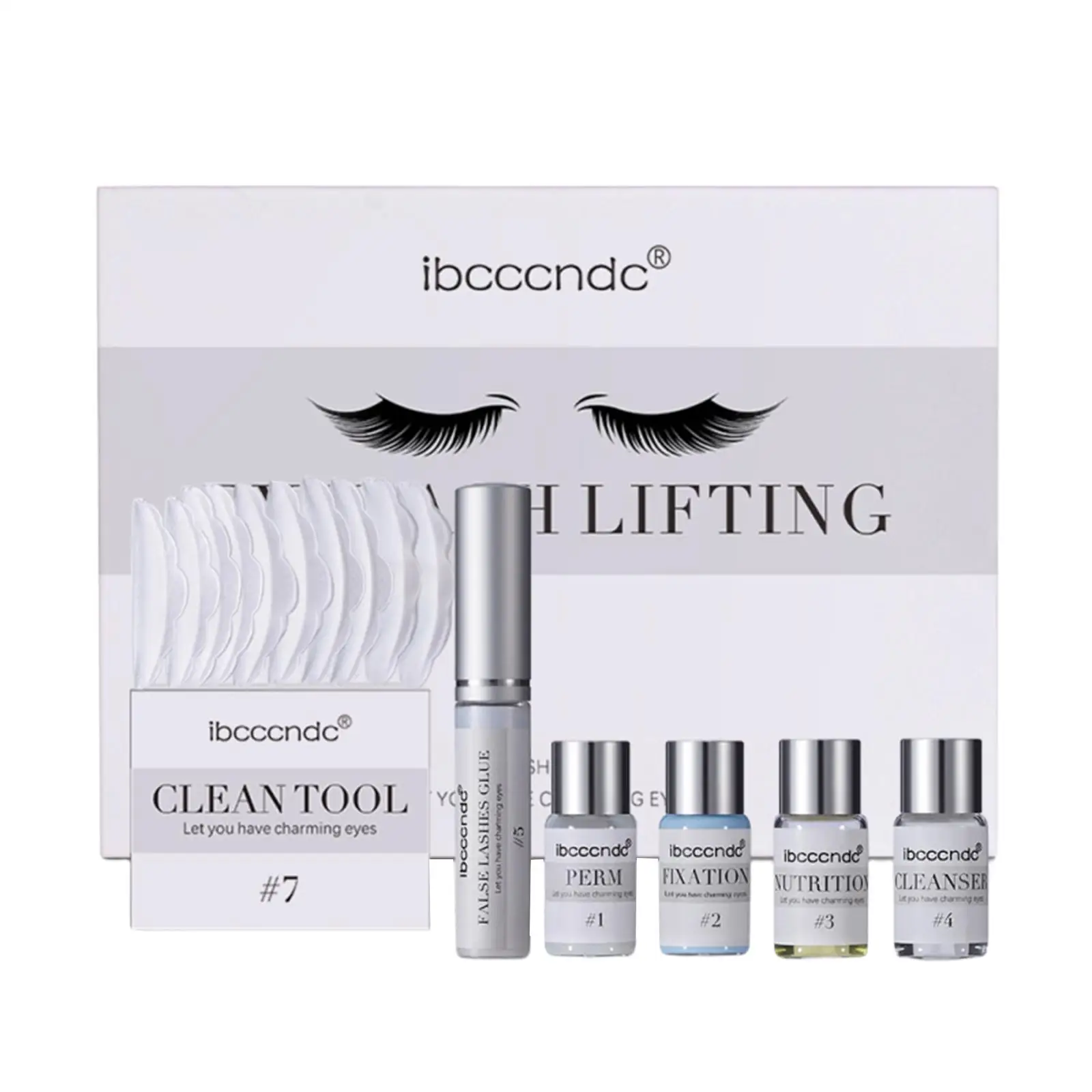 Kit professionale per laminazione liquida Kit per permanente ciglia, Trucco occhi per permanente in salone, Donne, Matrimonio, Data