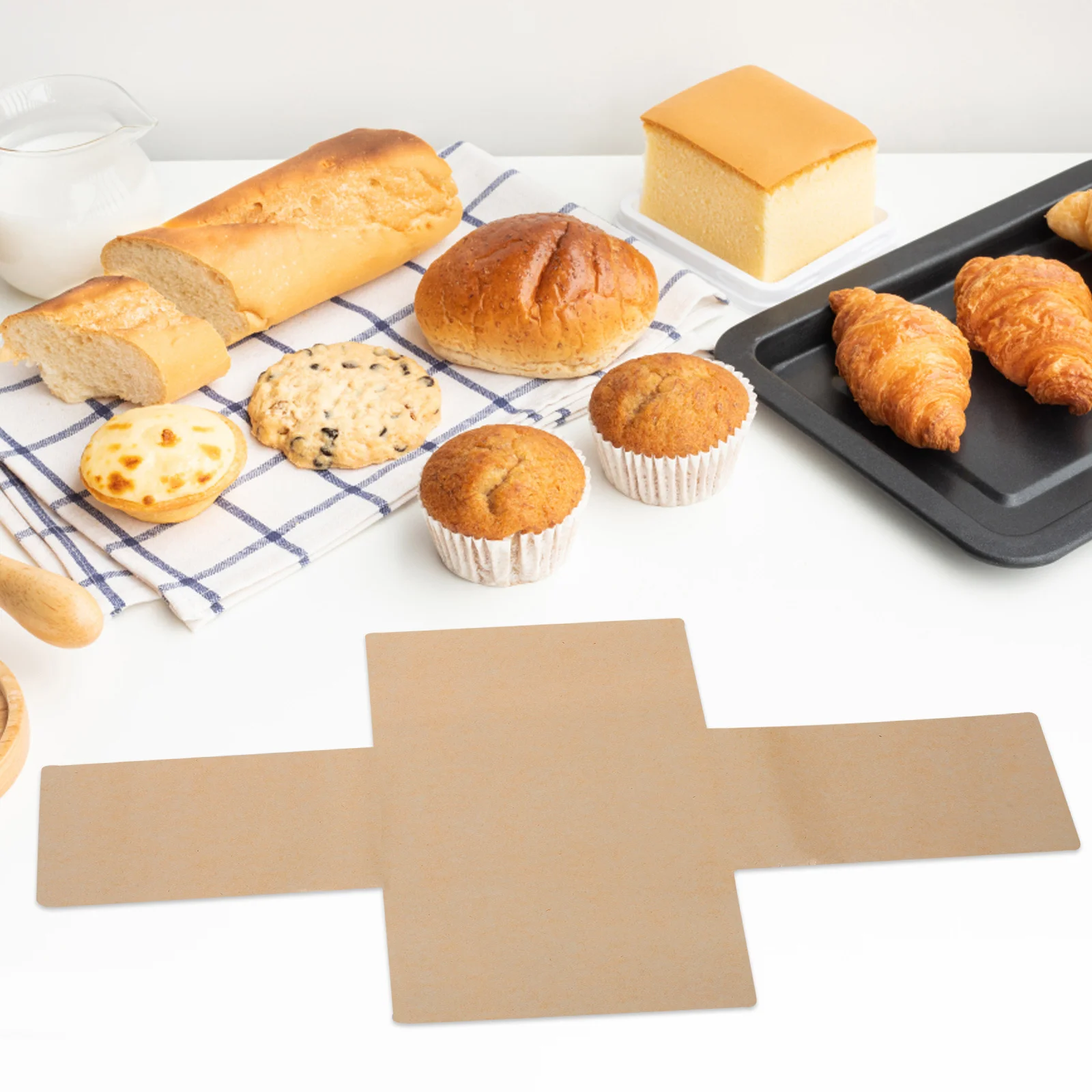

100Pcs Loaf Pan Liners Baking Paper Non-Stick Greaseproof Sheets Disposable for Bread Cake Cookie Sourdough Baking Tin Liners