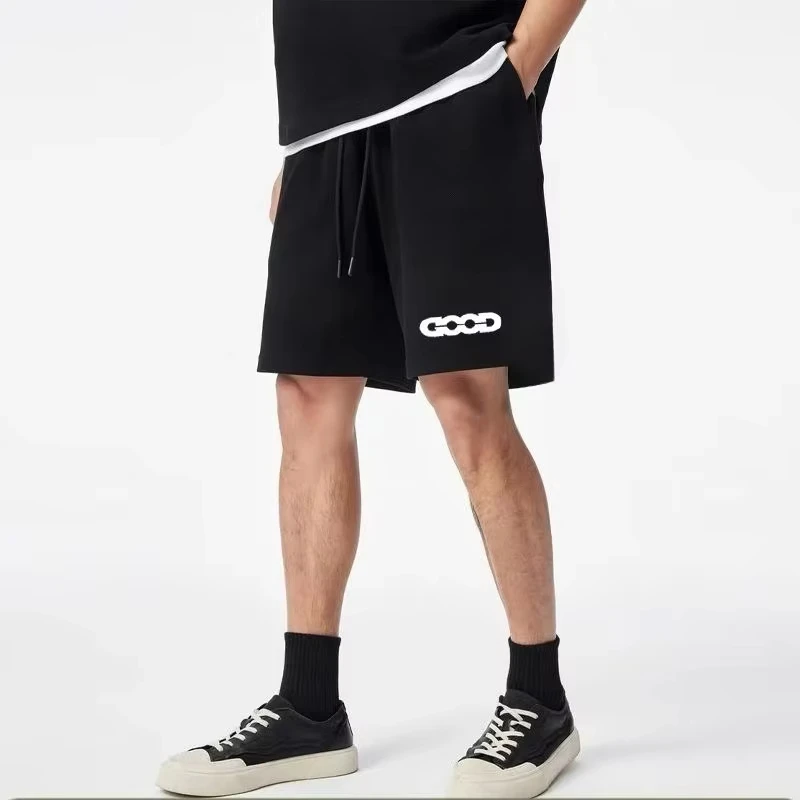

Summer Men's Shorts Trendy Brand GOD Five-point Gym Pants Sports Beach Loose Men's Summer Street Versatile Women's Shorts Moto