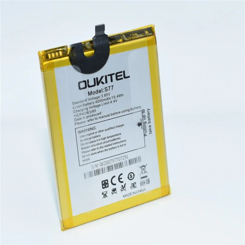 In Voorraad Voor Oukitel C18 Pro Batterij 4000Mah Hoge Capaciteit Lange Standby Tijd Voor Oukitel S77 Batterij