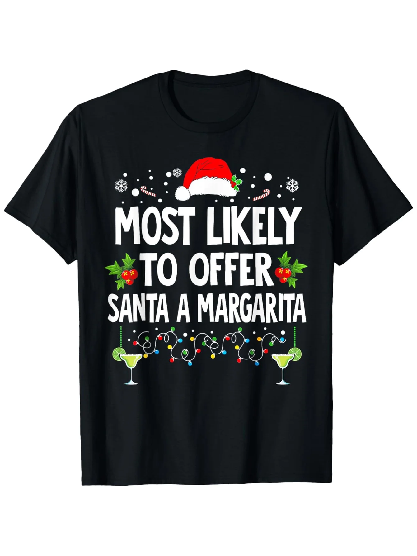 

Футболка большого размера с рождественской бородой «Better Than Santa» — праздничная футболка из 100% хлопка