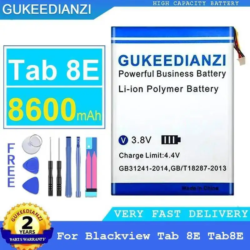 

High Performance 8600Mah Tablet Battery Long-Lasting For Blackview Tab 8E Tab8e