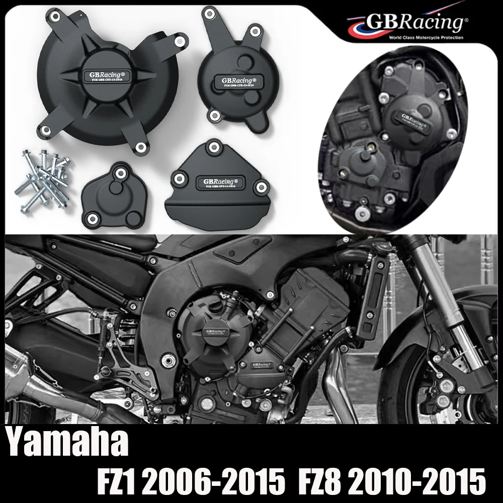 

Yamaha Motorcycles Engine Cover For Yamaha FAZER 800 FZ8 2010-2015 FAZER 1000 FZ1 2006-2015 secondary enginecover set Protection