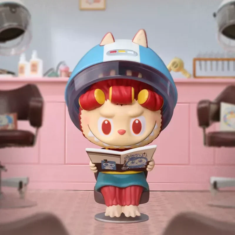 POPMART LABUBU Monsters Hair Salon Series Blind Box Cute Surprise Mystery Action Figure Collectible Model Toy