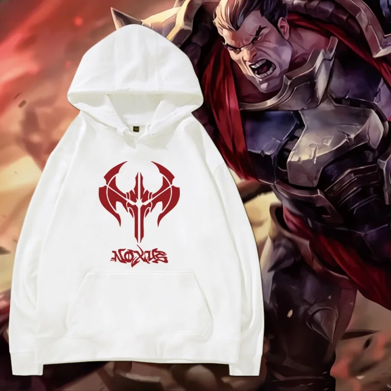 Sudadera con Capucha Unisex de la Liga de Leyendas (LoL) para Otoño/Invierno, Holgada, de Felpa, con Estampado del Logotipo de Nocar Nascent