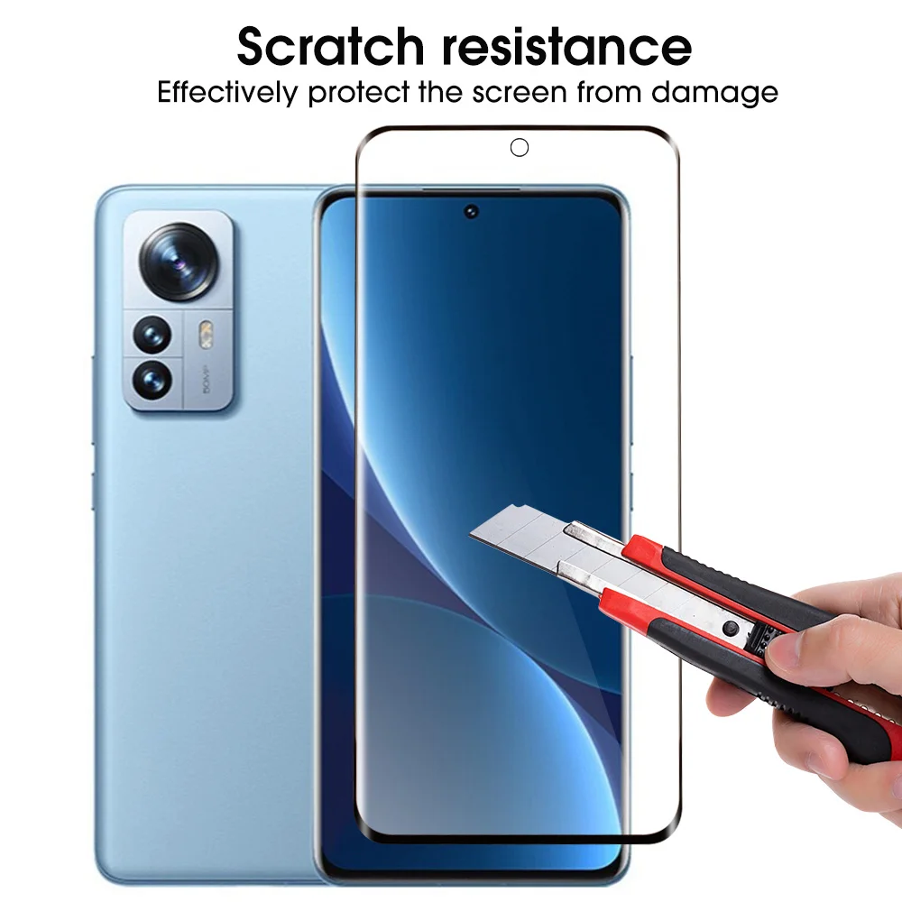 3PCS 3D Curved Protective Glass For Xiaomi 12 13 Pro Tempered Glass For Xiaomi 13 Ultra Screen Protector