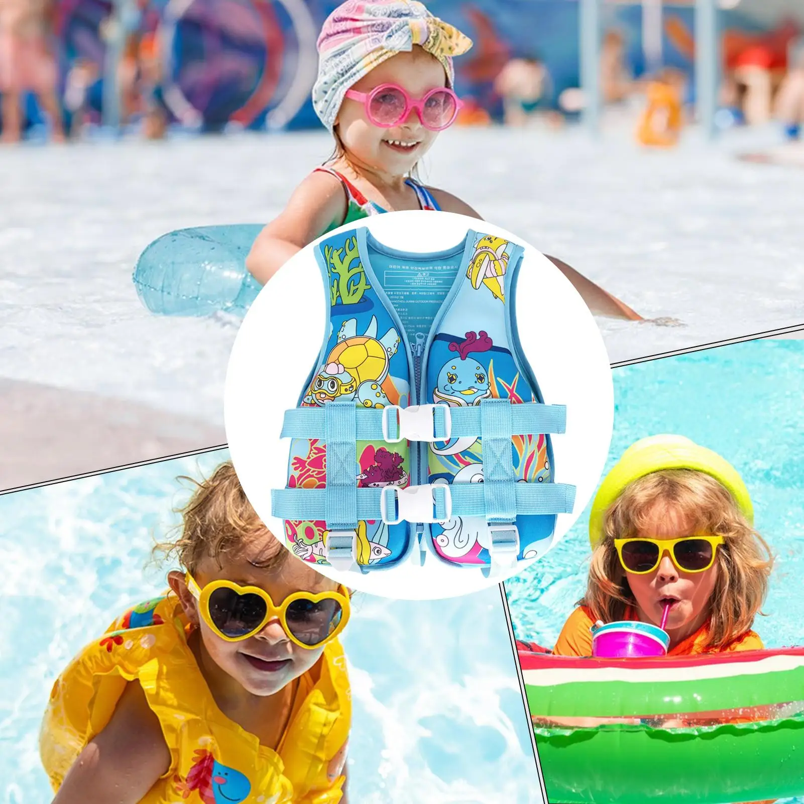 Baby Pool Weste Sicherheit Schutz Auftrieb Hilfe Float Weste Leichte Einstellbare Kinder Wasser Spielen Spielzeug Sicherheit Unterstützung Für Home Gym